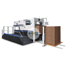 Máy bế phẳng bán tự động